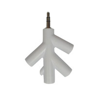 Adaptateur Audio 1 à 4, séparateur Audio pour casque, partage de musique, séparateur Audio 4 prises 3.5mm séparateur casque