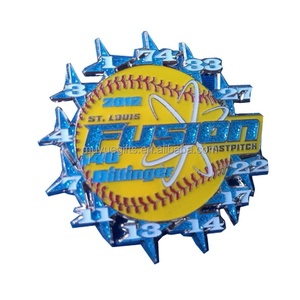Su ordinazione di baseball risvolto pin con placcatura in oro <span class=keywords><strong>a</strong></span> buon prezzo e consegna veloce - Product Image 2