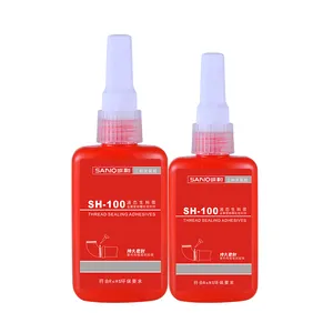 SANVO SH-100 Pipe Thread Locker Sealant Metal pipe thread seal Temperature Resistant red gp Anaerobic Adhesive