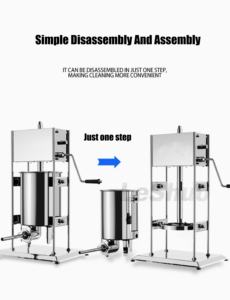 Machine à pousser les saucisses en état neuf, sans électricité, pour la transformation de la viande - Product Image 5