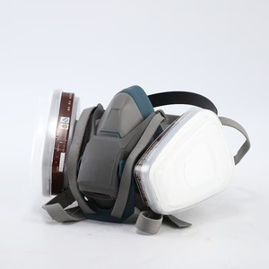 Masque à gaz demi-visage en silicone avec filtre, équipement de protection individuelle pour <span class=keywords><strong>peintre</strong></span> - Product Image 2