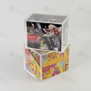 Boîte de rangement en acrylique sur mesure pour 10 cartes, avec couvercle magnétique, transparente, résistante aux UV, pour TCG - Product Image 5