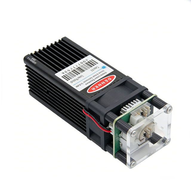 450nm 10W Stainless Steel Engraving Laser Module, Wood Board Cutting Laser, High-Power Blue Light Engraving Laser Head