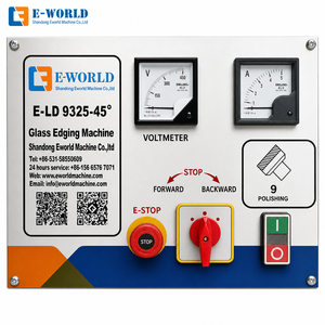 เครื่องเจียรและขัดกระจกแบบ CE ISO 9 มอเตอร์ 45-90 องศา สำหรับกระจกเงาและกระจกแบน - Product Image 5