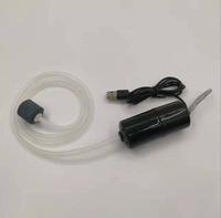Pompe à air USB 5V 5W ultra silencieuse et écologique avec diffuseur d'air pour aquarium, bassin, hydroponie, usage de bureau et extérieur