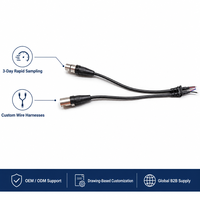 Câble XLR 3 broches OEM ODM avec cœur en cuivre, 150 mm, assemblage mâle-femelle, pour microphone et équipement audio professionnel