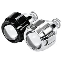 Phares LED à succès : Kit de lentilles de projecteur Visteon double faisceau de 2,5 pouces, lampe Xénon H1, ajustement universel H11 9005 H7 pour phares de voiture