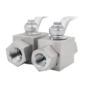 YANYE KHB Vanne à boisseau sphérique en acier inoxydable haute pression à trois voies à deux positions pour l'énergie hydraulique à gaz Garantie 3 ans OEM - Product Image 4