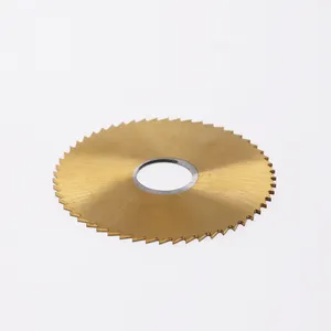 Large Stock 63x1.1x56T hole 16mm Hss coating ti metal slitting saw blade milling cutter