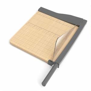 JACC-cortadora de papel de madera A4 de <span class=keywords><strong>12</strong></span> pulgadas, cortadora de papel clásica con placa Base de madera IDPC054 - Product Image 3