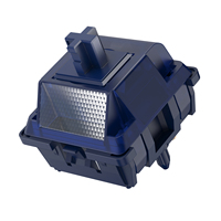 DUROCK Interrupteur Tactile Lotus Bleu 2023 65g Interrupteur Tactilité T1 à Ressort Étendu Long Pole Optimisé Son RGB Clavier Commutateurs
