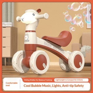 Voiture à roulettes pour enfants <span class=keywords><strong>en</strong></span> forme d'alpaga mignon, 4 roues, <span class=keywords><strong>en</strong></span> plastique sûr, pour enfants de 1 à 3 ans, garçons et filles - Product Image 5
