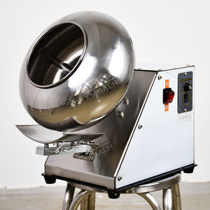 Mini máquina de recubrimiento de calefacción eléctrica de grado alimenticio de 300mm de diámetro para laboratorio hecho 304 acero inoxidable para nueces frutas de maíz - Product Image 6