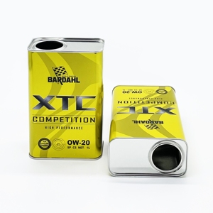 Latas de Metal para Aceite Lubricante de 1L, de Alta Calidad, OEM/ODM, Cuadradas y Rectangulares, Impresión Offset, Logotipo Personalizado, con Tapa de Plástico - Product Image 2