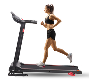 Nhà Thương mại sử dụng Máy đi bộ điện có thể gập lại Máy chạy bộ LCD thủy lực nghiêng thương mại bước cho nhà tập luyện - Product Image 4