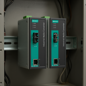 Convertisseur de média industriel Moxa IMC-101-M-ST-T-IEX Ethernet vers fibre avec connecteur ST pour usage industriel, modèle Taïwan 93974 - Product Image 3