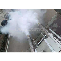 Portable monté sur véhicule Double baril fumigation thermique brumisateur brumisateur pulvérisateur pour antiparasitaire brumisateur