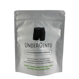 Sacs Doypack personnalisés en aluminium, noir blanc, mat, unités, sac à fermeture éclair pour aliments, pochette à fermeture éclair - Product Image 4