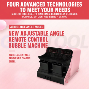 Adjustable Small Power Stage Bubble Machine,Dj Lighting Bubble Effect Machine for Stage Party Christmas - Product Image 5