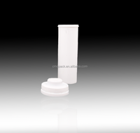 Tubes en plastique PP tubulaire pour comprimés effervescents de vitamine C avec capuchon déshydratant à estampage à chaud