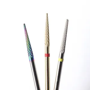 Hot! Silver Gold Nail <b>Drill</b> <b>Bit</b> Hot Carbide Bur Manicure Cutters Cuticle Clean Nail <b>Drill</b> Accessories Care Tools - Product Image 2