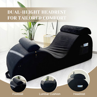 Vente en gros de chaise longue de yoga moderne XL avec appui-tête coussin de taille coussin de pied pour la relaxation étirement loisirs salon de sexe de yoga