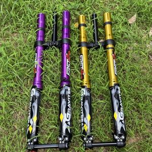 AHX12RV <span class=keywords><strong>Fourche</strong></span> de vélo de saleté électrique 26 27.5 29 pouces <span class=keywords><strong>VTT</strong></span> Fourches inversées DH Fourches à suspension hydraulique pour <span class=keywords><strong>VTT</strong></span> Surron - Product Image 3