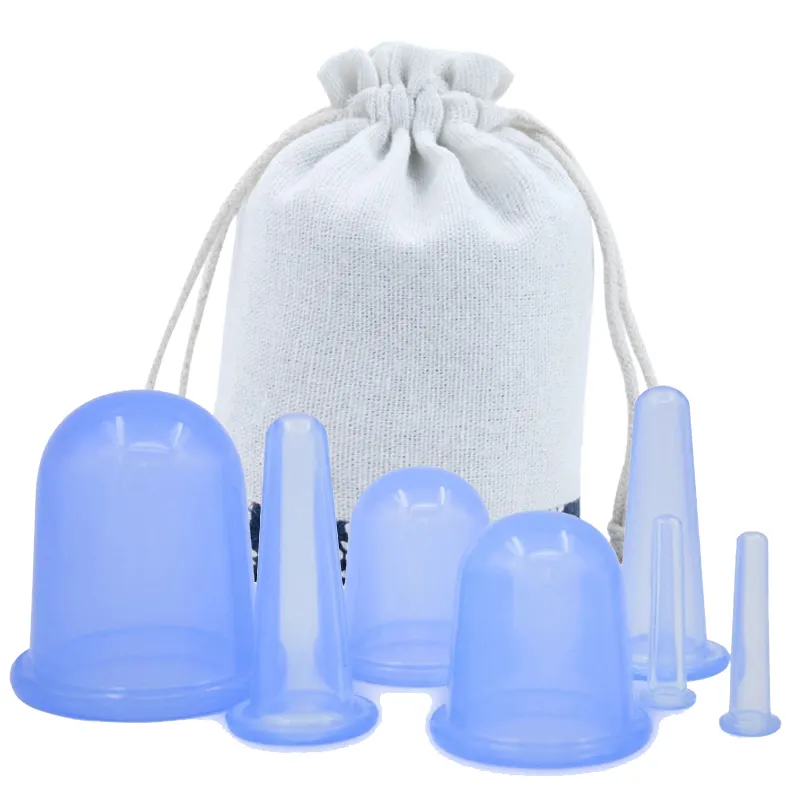 7PCS Anti Cellulite Vacuum Silicone Massage Cup Sets Health Care Product Chinese Personal Cupping