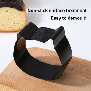 Khuôn làm bánh hình mèo, gấu, heo, thỏ chống dính, khuôn nướng bánh mì bằng thép không gỉ tùy chỉnh - Product Image 3