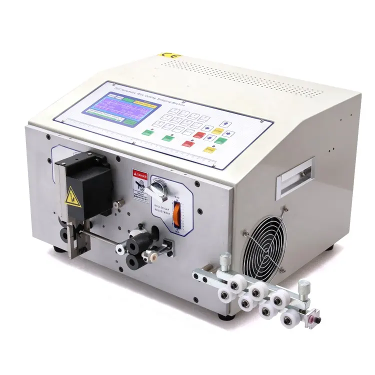 EW-02A fully automatic cable wire stripper machine single USB cable wire cutting and stripping machine