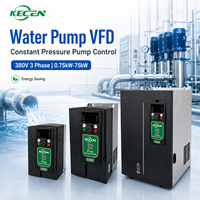 Pompa Air KECEN F600 AC Drive Variable Frequency Drive 380V 3 Fasa VFD Kontrol Pompa Tekanan Konstan 0.75kW-75kW