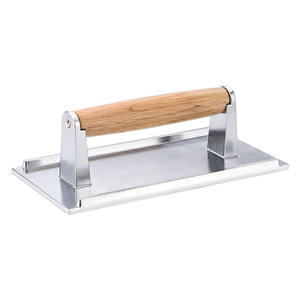 Prensa de Carne de Aluminio de Grado Comercial con Mango Frío al Tacto, Antiadherente, para Asar Hamburguesas y Bacon en Planchas y Parrillas - Product Image 5