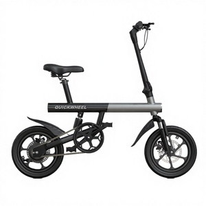 Bicicleta Eléctrica C4 en Stock, Motor de 350W, Neumático Grueso de 14 Pulgadas, 25Km/H, Plegable, Aleación de Aluminio, Batería de Litio para Adultos, Almacén UE/EE. UU. - Product Image 4