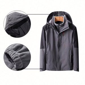 Design Winter Warm Snow Hooded Men's Rain <b>Jacket</b> Outerwear Sports Winter <b>Jacket</b> Men's Windproof Mountain <b>Jacket</b> - Product Image 3