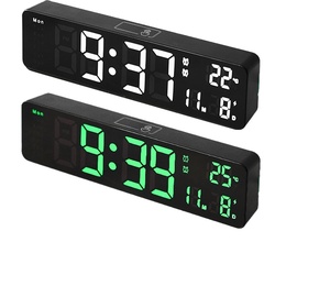 Lớn Màn hình LED hiển thị đồng hồ treo tường âm thanh thức dậy cho phòng ngủ - Product Image 1
