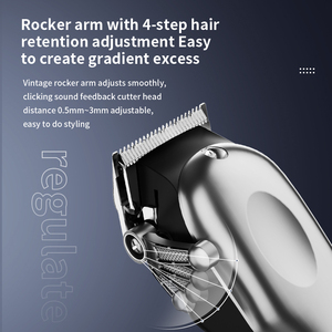 Tondeuse Elettrica Professionale Personalizzata Senza Fili <span class=keywords><strong>per</strong></span> Barbiere, Ricaricabile, con Batteria - Product Image 3