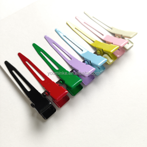 Pinzas para el Cabello al por Mayor, de Metal y Plástico, Tipo Cocodrilo, para Peluquería, para Mujeres y Niñas, Clip de Cobre - Product Image 5