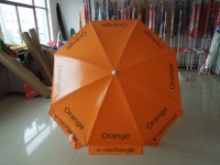 Parapluie de plage multifonctionnel en PVC vinyle, ombrelle d'extérieur à la mode