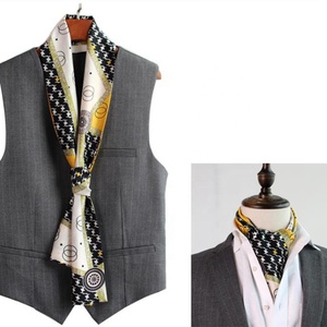 Novedad personalizada para hombre colorido doble cara corbata <span class=keywords><strong>Ascot</strong></span> corbata bufanda para fiesta de negocios - Product Image 1