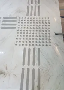 2024 Fabricante Latão para Blind Pvc Paving Tile aço inoxidável tátil indicador studs