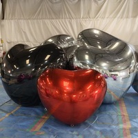 Ballon cœur gonflable géant avec pompe à air électrique - Couleurs, tailles et formes personnalisables pour les événements