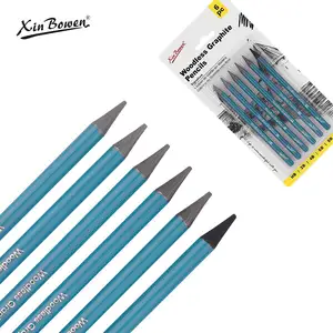 Xin Bowen 6 Pcs Drawing Sketch Pencil Set Safe Non-toxic Painting Art Set Art Supplies Graphite Pencils For Sketch