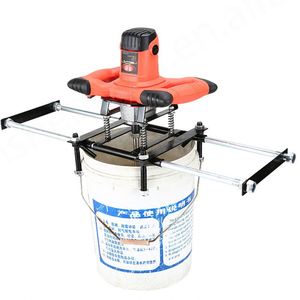 Mezcladora Eléctrica de 2800W con 6 Velocidades Ajustables para Cemento, Mortero, Masilla, Polvo y Alimentos, Agitador Manual con Motor Central y Volante de Dirección - Product Image 2