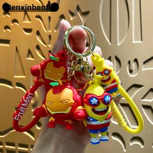 Llaveros de coche de moda, accesorios para mochilas, colgantes de dibujos animados, encantadores dijes de Fruitman para mochilas, llaveros al por mayor. - Product Image 2