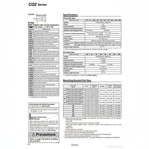 Cilindro compacto SMC, piezas neumáticas de - Product Image 1