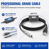 Câble de données USB 5 broches Leic GEV267 806093 pour connexion ordinateur station totale TC402 TC802 TS09 TS06