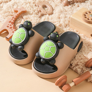 รองเท้าแตะเด็กสไตล์เกาหลี ระบายอากาศได้ดี ลายเต่า สำหรับเด็กชายและเด็กหญิง ใช้ได้ทั้งภายนอกและภายในบ้านในช่วงฤดูร้อน - Product Image 3