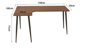 Mesa y Silla de Manicura Modernas en Forma de L, de Madera Sólida, Multifuncionales y Fáciles de Limpiar - Product Image 4