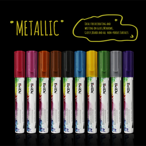 Rotulador de tiza líquida metálica borrable, para <span class=keywords><strong>pizarra</strong></span>, menú Bistro, ventana - Product Image 4