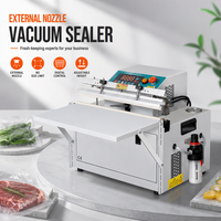 Machine de mise sous vide externe automatique Xicang XC-500 avec buse à vide haute performance émaillée pour le conditionnement en vrac de céréales, thé et autres produits